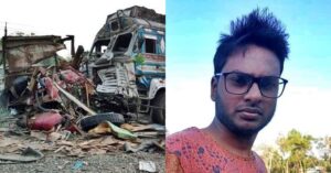 tapash saha died in road accident