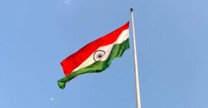 indian national flag at fulbari