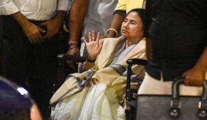 mamata on wheelchair